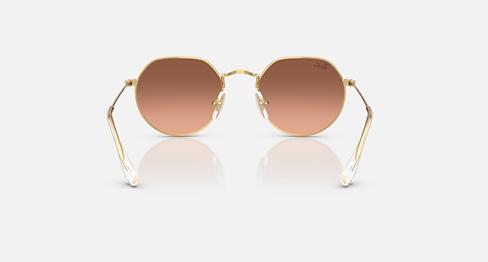 JACK KIDS Sunglasses in Arista Gold and Pink Gradient Grey (47-19