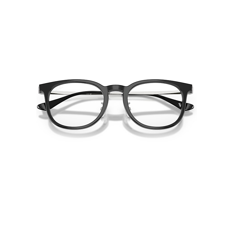 Ray-Ban Rb5453d Optics Optical Silver Frame Clear Lenses Polarized 52-20