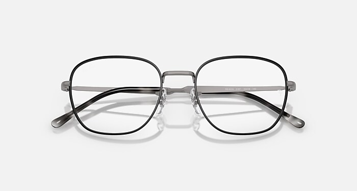 RB6534 OPTICS Eyeglasses with Matte Black On Matte Gunmetal and
