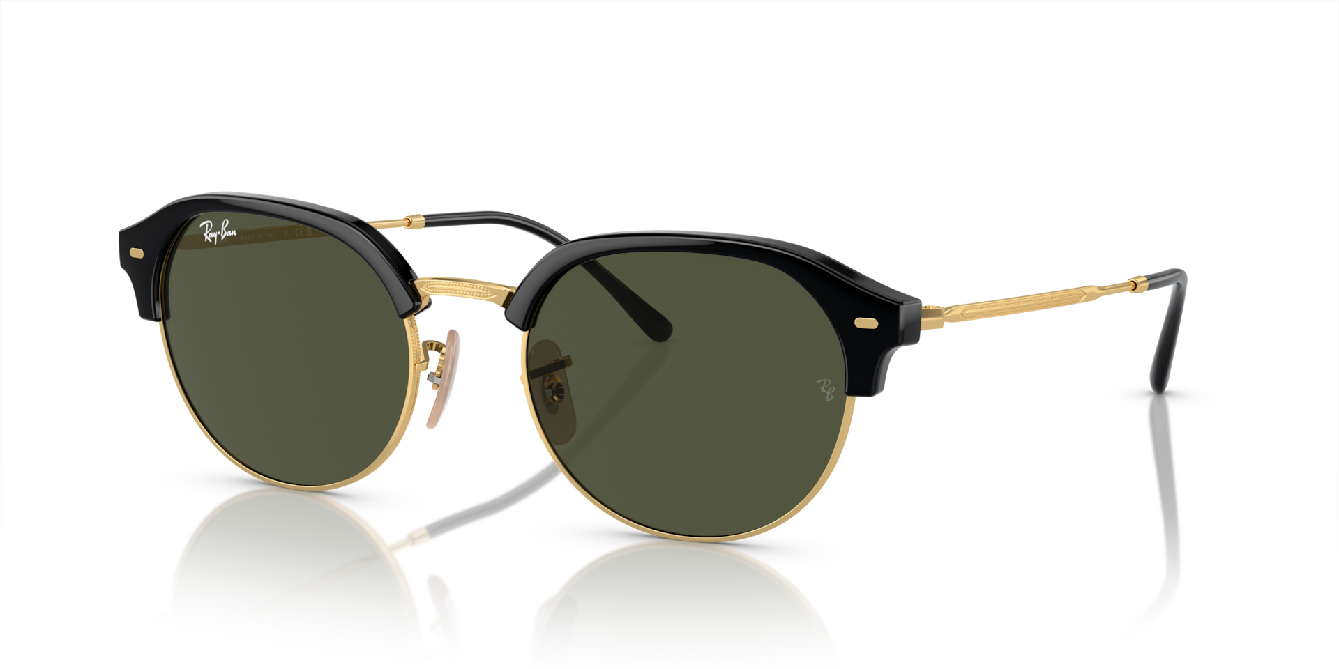 Ray-Ban Rb4429 Lunettes De Soleil - Monture Or Verres Vert 53-20 163 €