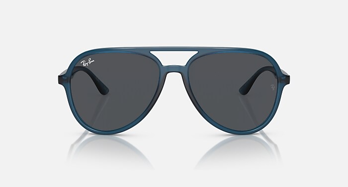 RB4376 Sunglasses in Opal Dark Blue and Dark Grey (57-16) - RB4376
