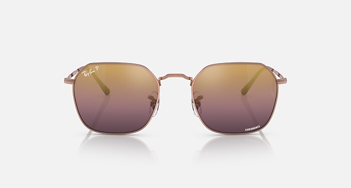 Ray-Ban サングラス ローズゴールド ブラウン レイバン公式ストア】 Ray-Ban® JIM POLARIZED+ LENSES サングラス