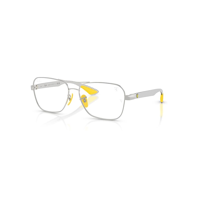 Ray-Ban Eyeglasses  Rb8436m Optics Scuderia Ferrari Collection - Light Carbon Frame Clear Lenses Polarized 58-15, RX8436M