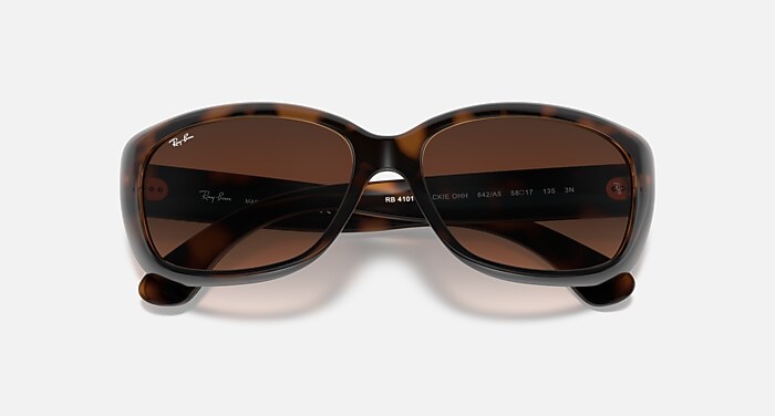 JACKIE OHH Sunglasses in Havana and Pink/Brown Gradient (58-17