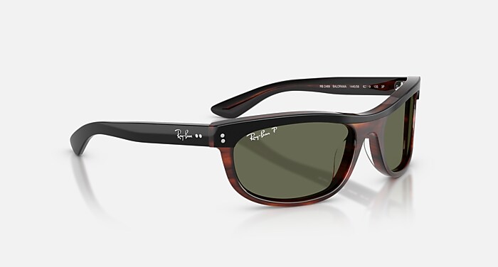 BALORAMA STREET NEAT Polarized Sunglasses in Black On Havana and