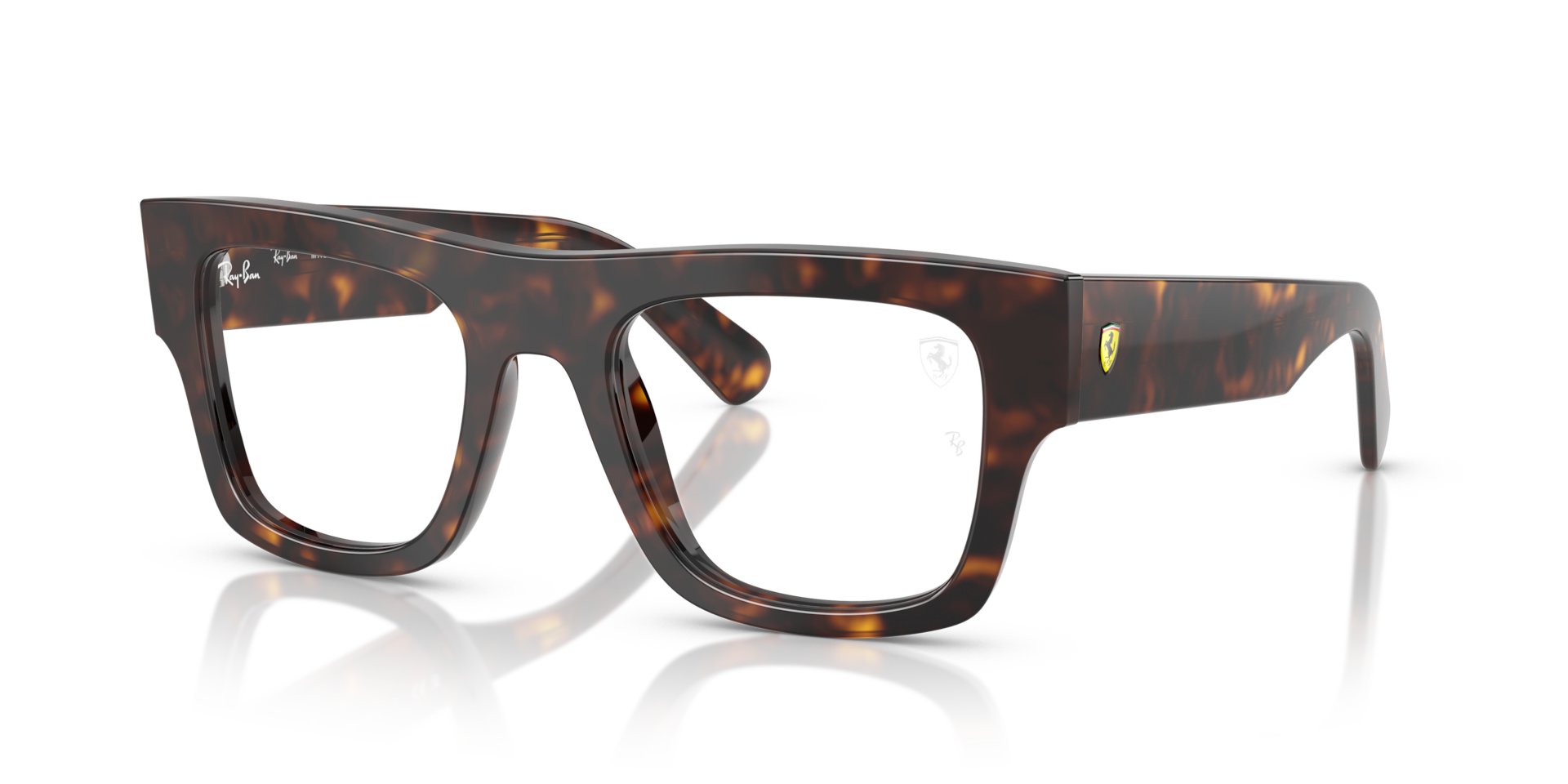 RB5517M OPTICS SCUDERIA FERRARI COLLECTION Eyeglasses with Havana
