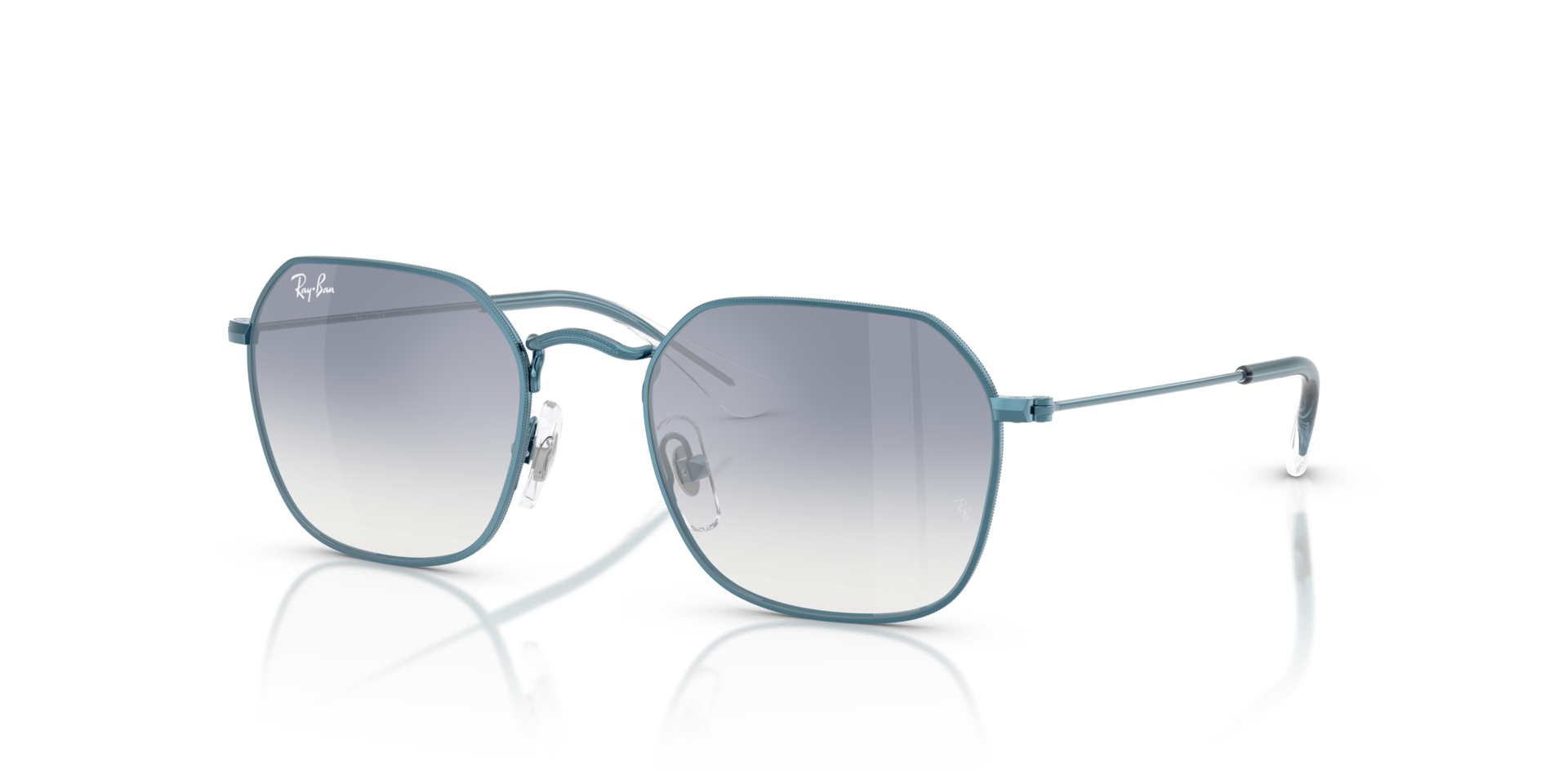 RB9594S KIDS Sunglasses in Light Blue and Clear Gradient Blue