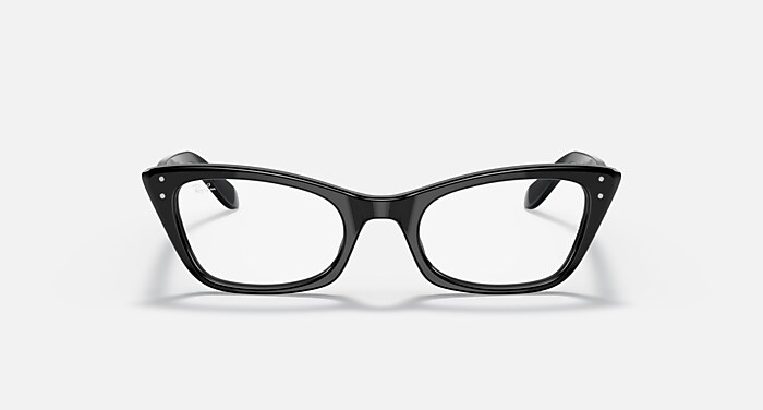 Ray-Ban RB7102D 2000 ブラック LADY BURBANK OPTICS Polarized Eyeglasses with Black and Clear (49