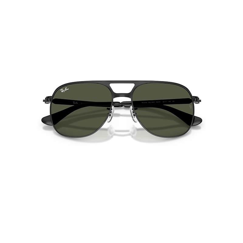 Ray-Ban RB3793 Bill Max 002/31 Men's Sunglasses Black Size 56