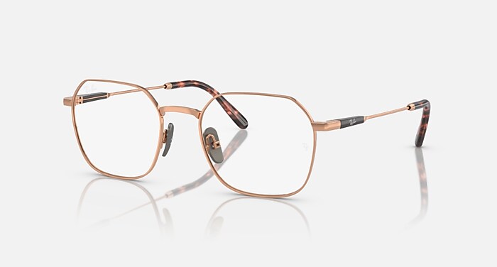JIM TITANIUM OPTICS Eyeglasses with Light Brown Frame - RB8794