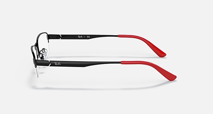 RB6453 OPTICS メガネ ブラック と クリア (55-17) - RB6453D