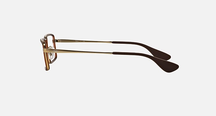 RB6337 Polarized Eyeglasses with Brown and Clear (51-18) - RB6337