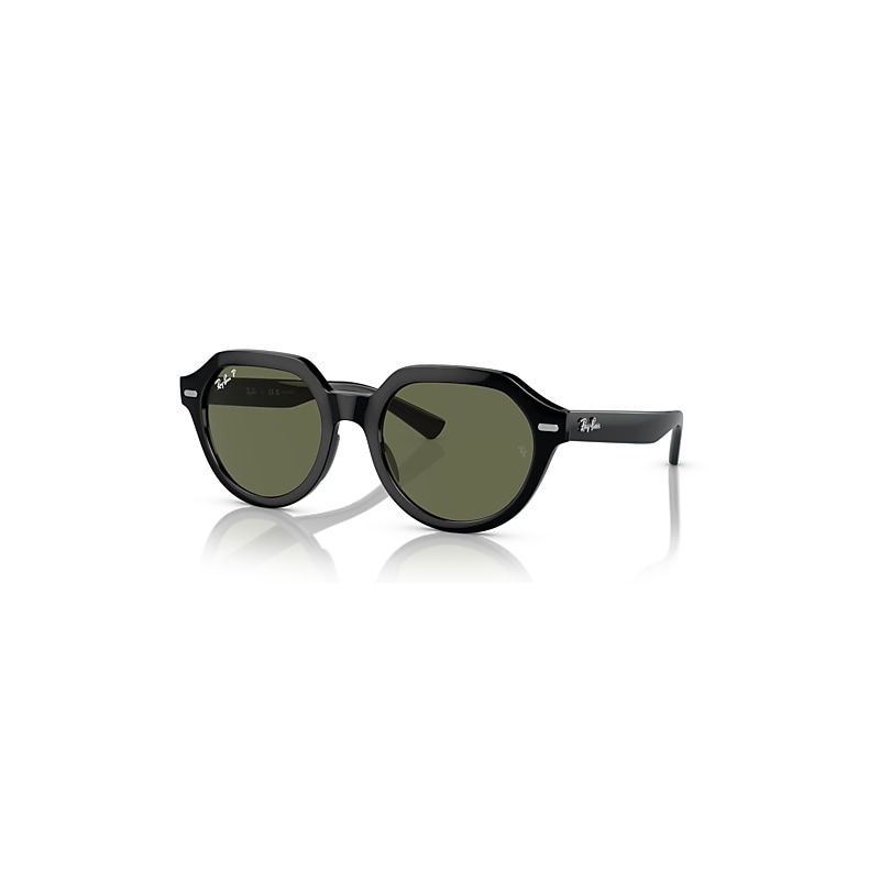 Ray-Ban Sunglasses  Gina - Black Frame Green Lenses Polarized 53-21, RB4399