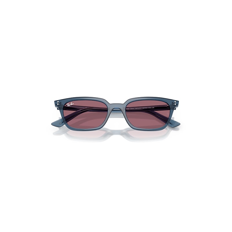 ZAYA BIO-BASED Sunglasses in Light Blue and Violet (53-19
