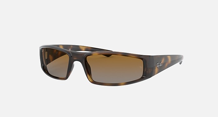 RB4335 Sunglasses in Light Havana and Brown Gradient (58-17