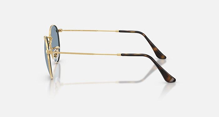ROUND METAL Sunglasses in Arista and Blue (50-21) - RB3447 | Ray