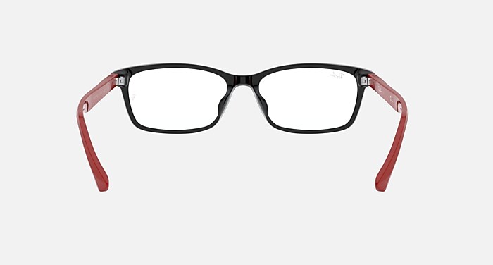 RB5318D Polarized Eyeglasses with Black and Clear (55-16