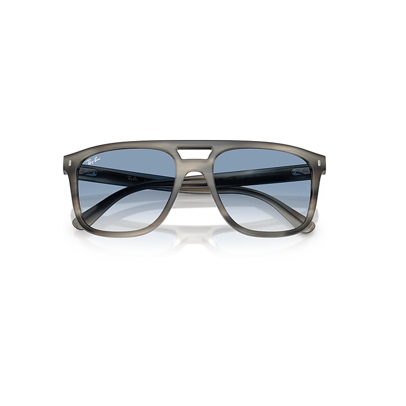 RB2213 Sunglasses in Grey Havana and Clear Gradient Blue (55-20