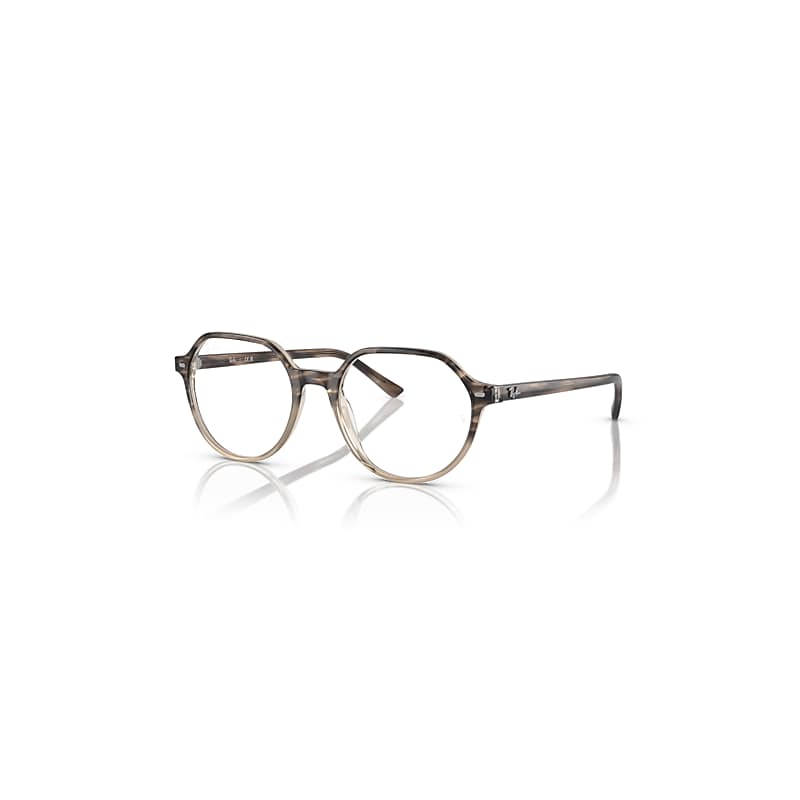 Ray-Ban Eyeglasses Unisex Thalia Optics - Dark Brown Havana Frame Demo Lens Lenses Polarized 49-18