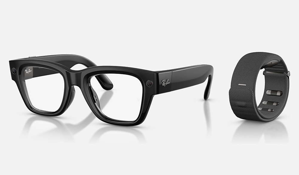 Ray-Ban  RAY-BAN DISPLAY ブラック META RAY-BAN DISPLAY AI Glasses in Black and Clear/Grey (51-23
