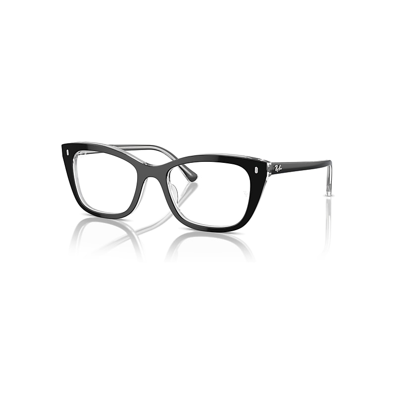 Ray-Ban RX5433, Black On Transparent Glasses, Mojo Glasses - Image 4