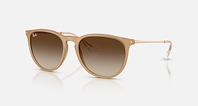 小物 Ray-Ban 0RB4171F ERIKA / LIGHT HAVANA ERIKA CLASSIC Polarized Sunglasses in Light Havana and Brown