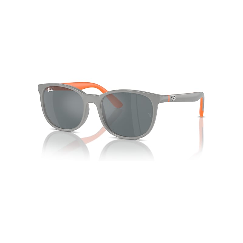 Ray-Ban Sunglasses Kids  Kids Bio-Based - Grey On Orange Frame Grey Lenses 49-16, RB9079S