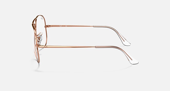レイバン公式ストア】 Ray-Ban® AVIATOR OPTICS メガネ | ローズ