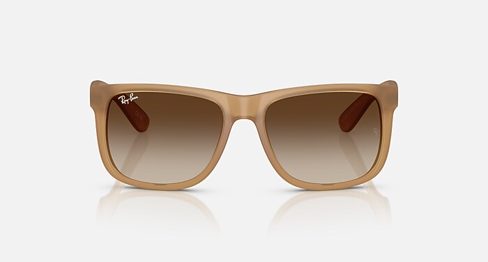 JUSTIN CLASSIC Sunglasses in Rubber Beige and Gradient Brown (54