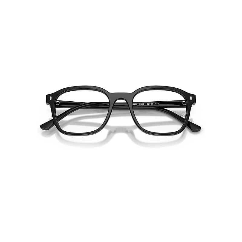 Ray-Ban Rb5460 Optics Optical Black Frame Transparent Lenses Polarized 50-20