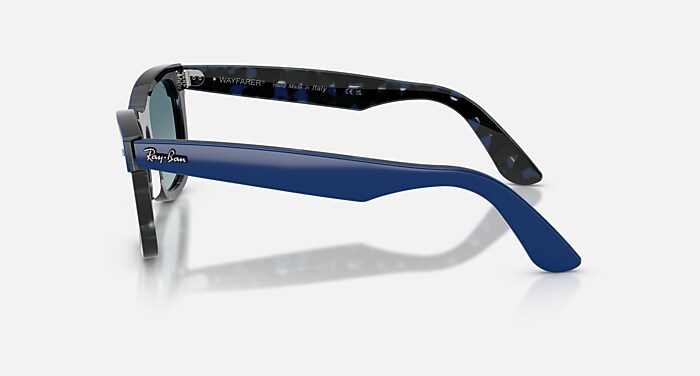 WAYFARER STREET NEAT Sunglasses in Blue On Havana and Blue