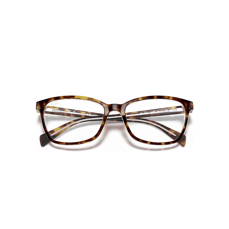 Ray-Ban Rb5362 Optics Optical Tortoise Frame Clear Lenses 52-17