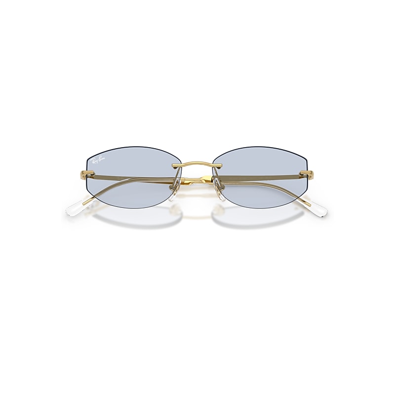 Ray-Ban Rb3792 Transitions ® Color Touch ™ Lenses Sunglasses Arista Frame Blue Lenses 55-17