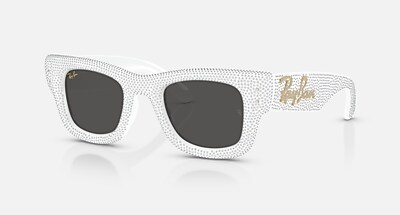 Óculos de Sol WAYFARER PUFFER CRYSTAL PAVÈ EDITION em Preto