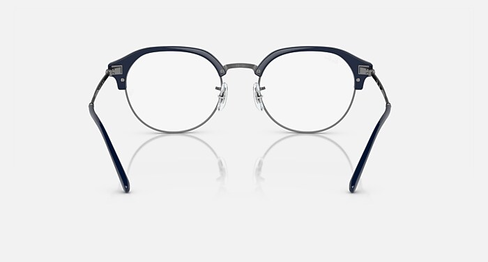 RB7229 OPTICS Eyeglasses with Blue On Gunmetal and Clear (51-20