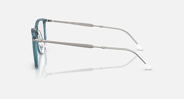RB4451V OPTICS Eyeglasses with Transparent Blue and Clear (53-20
