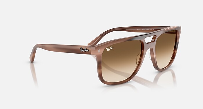 RB2213 Sunglasses in Havana Brown and Clear Gradient Brown