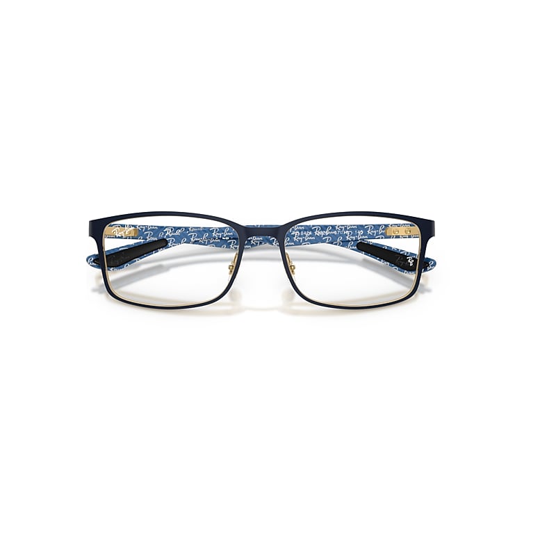 Ray-Ban Rb8424 Optics Optical Arista Gold Frame Clear Lenses Polarized 55-18