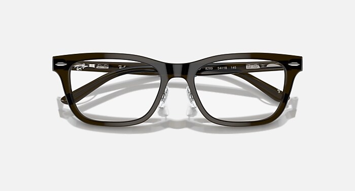 RB5426D OPTICS メガネ トランスペアレントグリーン と クリア (54-18