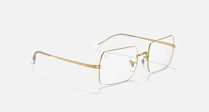 RB1969V RECTANGLE メガネ ホワイト と クリア (54-19) - RB1969V