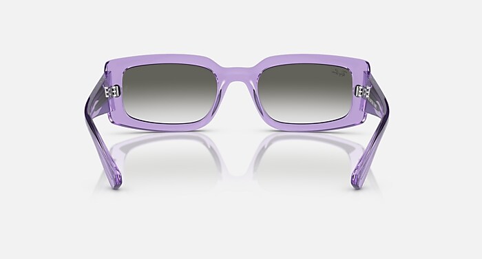 Ray-Ban KILIANE BIO-BASED Sunglasses in Transparent Violet and Light Grey KILIANE BIO-BASED Sunglasses in Transparent Brown and Grey  main image 4