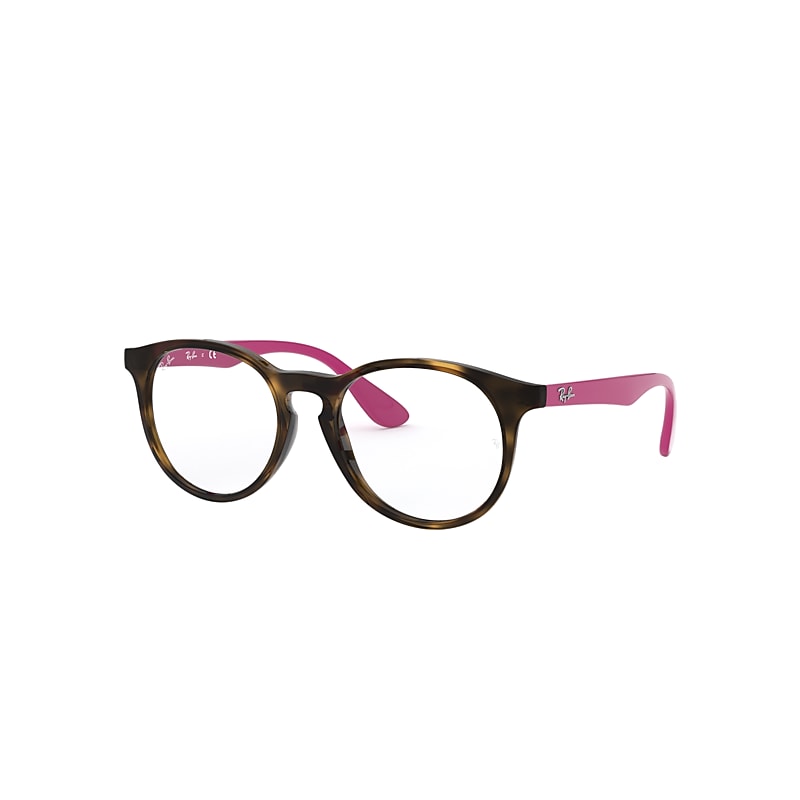 Ray-Ban Eyeglasses Kids  Optics Kids - Fuxia Frame Clear Lenses Polarized 48-16, RB1554