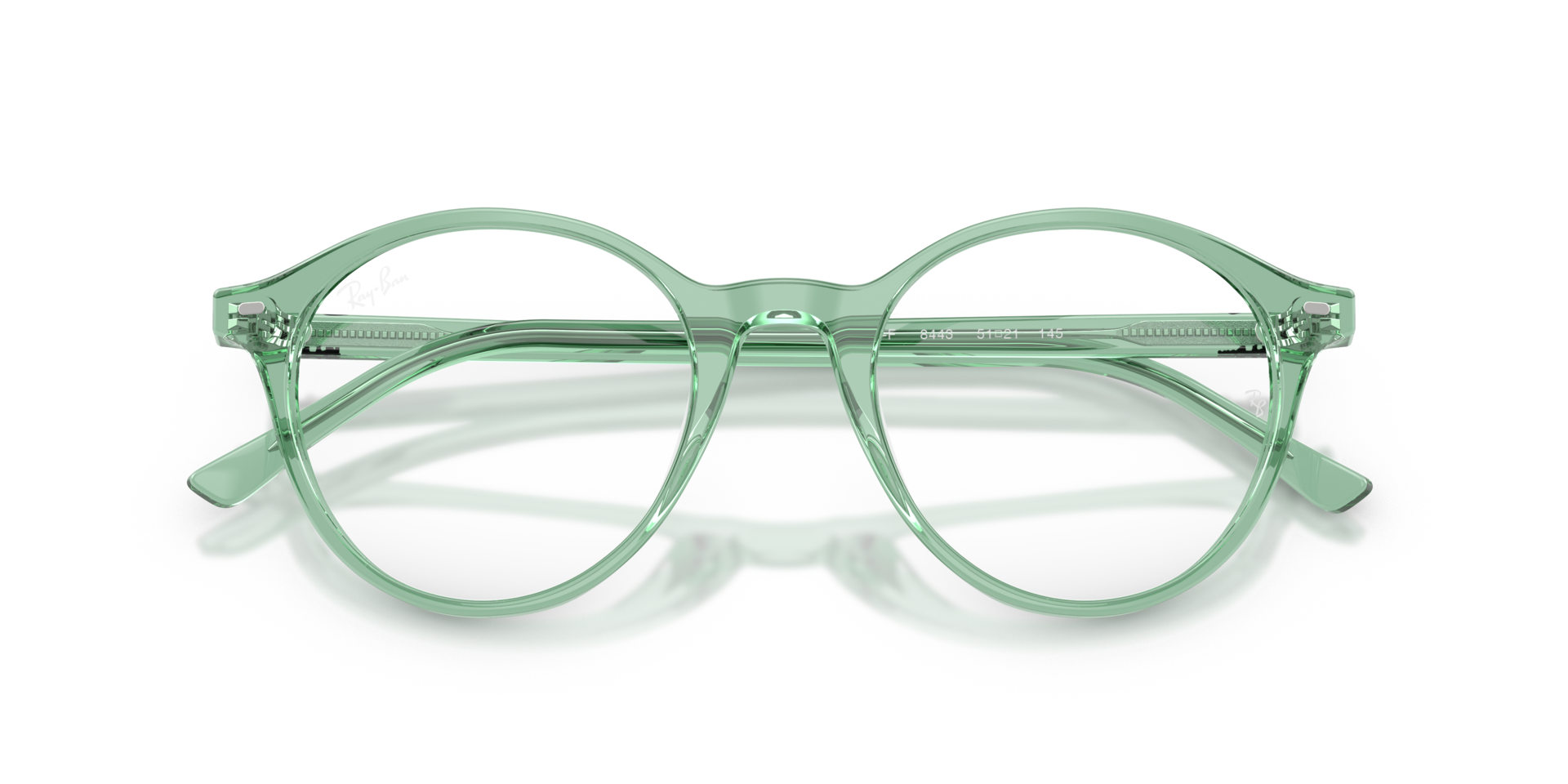 Ray-Ban Rb5430 Optics Eyeglasses Light Green Frame Clear Lenses Polarized 51-21 147$