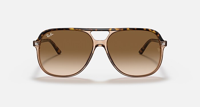 BILL Sunglasses in Havana On Transparent Brown and Light Brown