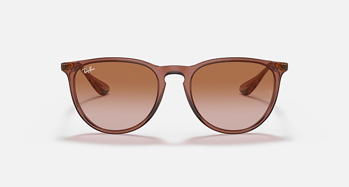 ERIKA CLASSIC Sunglasses in Transparent Light Brown and Gradient