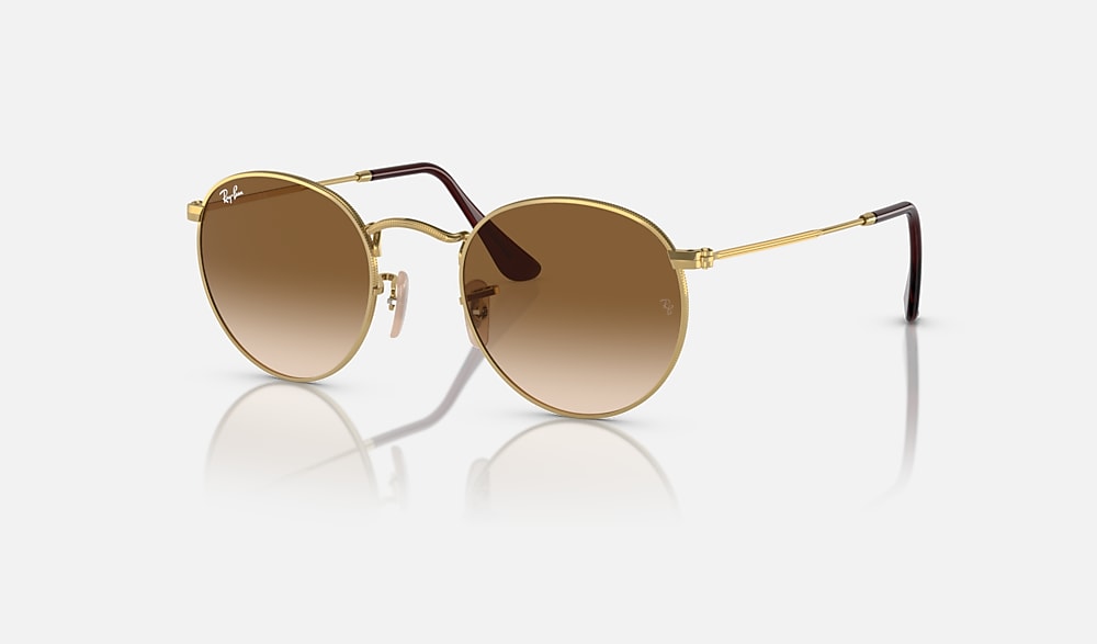 レイバン公式ストア】 Ray-Ban® ROUND METAL サングラス | ゴールド X