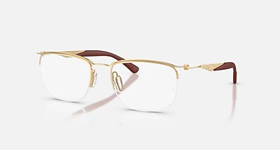 RB7552 OPTICS Eyeglasses with Arista Gold and Clear (54-19