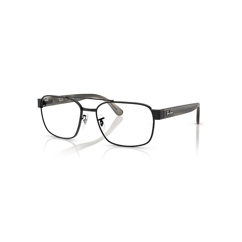 Ray-Ban Eyeglasses   Optics - Havana Grey Frame Clear Lenses Polarized 58-17, RB3751V