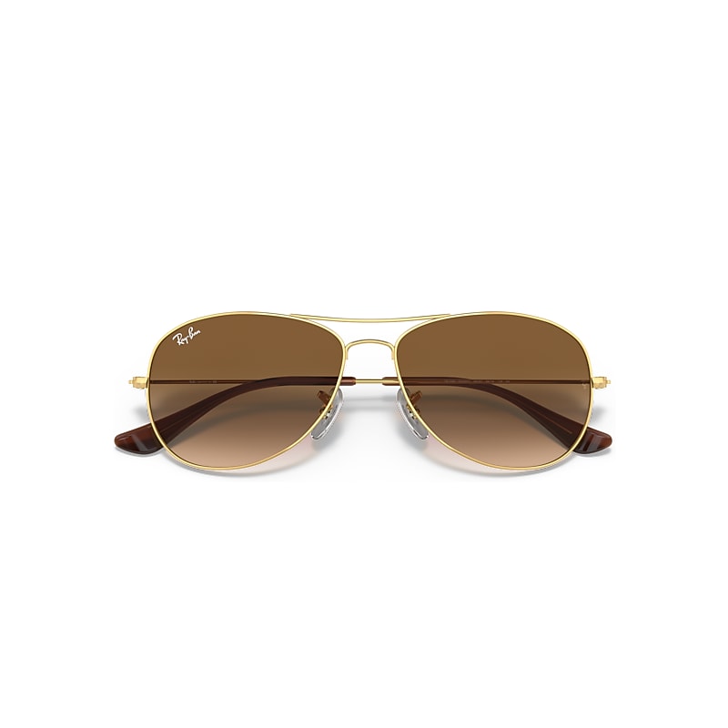 COCKPIT Sunglasses in Arista Gold and Light Brown Gradient (59-14