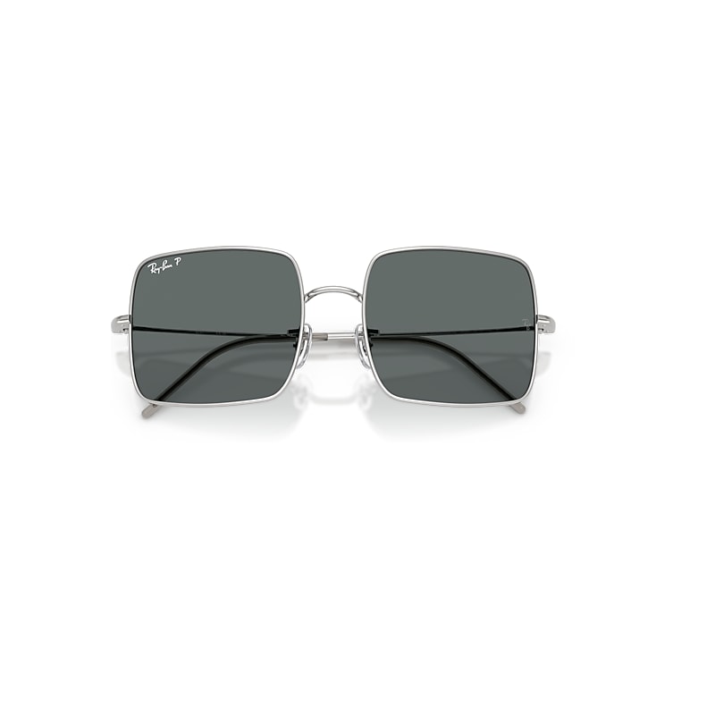 Ray-Ban RBR0104S Square Reverse Polarized 003/81 Women’s Sunglasses Silver Size 56